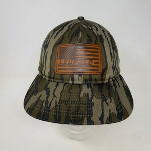 Leupold Leather Patch Tiger Stripe Camo Trucker Hat Mens Snapback Richardson 112